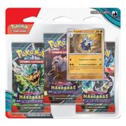 Pokemon Cartas - Escarlate e Violeta 6 - Máscaras do Crepúsculo - Blister Triplo com 19 Cards