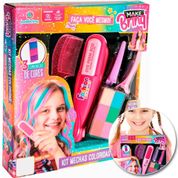 Kit Beleza Infantil - Kit Mechas Coloridas Make Brinq - Polibrinq