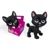 Mini Pet da Barbie Na Casinha - Gata Preta - Pupee