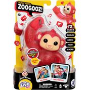 Zoogooz - Little Live Pets Abraça/estica com Som - Mooki Monkey (macaco Vermelho) - Fun