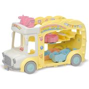 Sylvanian Families - Ônibus Arco-­íris Jardim Jardim da Infância