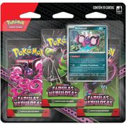 Pokemon Cartas - Escarlate e Violeta 6,5 - Fábulas Nebulosas - Blister Triplo com 19 Cards