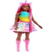 Boneca Barbie Fantasy - Cabelo Longo Dos Sonhos - Negra - Hrr01