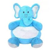 Sofazinho de Pelúcia Elefante - Azul - Kitstar