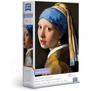 Quebra-Cabeça 500 Peças Nano - Johannes Vermeer - Moça com Brinco de Pérola - Toyster