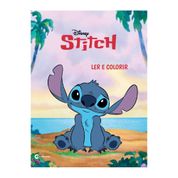 Kit Ler e Colorir - Stitch com 12 Unidades - Culturama