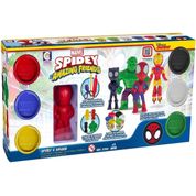 Spidey - Kit de Moldes e Massinhas - Cotiplás