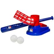 Máquina de Arremesso de Beisebol para Treino de Rebatidas com 3 Bolas, Idade Rec 6 a 12 Anos, Franklin Sports, Vermelho