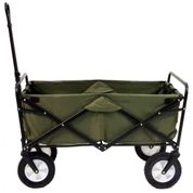 Carrinho Dobrável para Camping e Jardim, Capacidade 70kg, MAC SPORTS, Verde