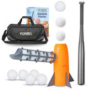 Conjunto de Golfe com Arremessador Automático para Crianças de 5 Anos ou Mais, YESMARKS, Laranja