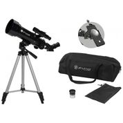 Telescópio Astronômico 20x40 com Adaptador Digiscoping para Smartphone, Zhumell Z70, Preto