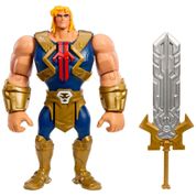 Boneco de Ação Colecionável He Man Savage Eternia com 30 cm de Altura, Masters of the Universe