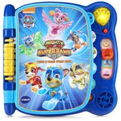 Livro de Palavras Educativo Interativo Mighty Pups da Patrulha Canina para Crianças Acima de 2 Anos, VTech, Azul