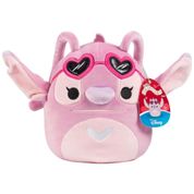 Pelúcia Disney Angel de 20 cm Colecionável e Super Macio para Crianças, Squishmallows SQDI00515, Rosa