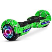 Hoverboard com Luz LED, Auto Equilíbrio, Alto-Falante e Velocidade até 12 km/h para Crianças e Adultos, 110V, SI...