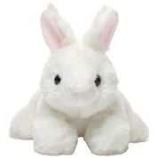 Coelho de Pelúcia de 17 cm Coleção Páscoa, Bearington Lil' Jumpy, Branco