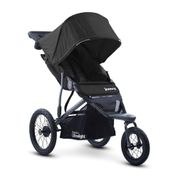 Carrinho de Bebê Ultraleve com Suspensão de Absorção de Choque e Cesta de Armazenamento, Joovy Zoom360, Preto