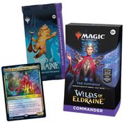 Magic The Gathering Selvas de Eldraine Deck de Commander, Domínio FAE com 100 Cartas e Acessórios