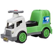 Caminhão de Lixo Infantil com Buzina e Espaço para Lixo na Parte de Trás, para Crianças Acima de 3 Anos, Little Tikes, Verde e Branco