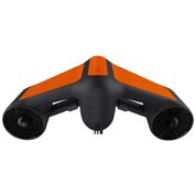 Scooter Subaquática Propulsor de Mergulho com Dupla Hélice e Suporte para Go Pro, G Geneinno, Laranja