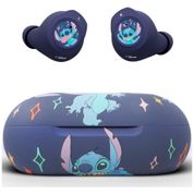 Fones de Ouvido sem fio Disney Lilo e Stitch com Microfone Embutido e Até 30 Horas de Reprodução, iJoy, Azul