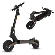 Scooter Elétrica para Adultos até 120 kg, Velocidade Máxima de 69 km/h e Alcance de 75 km com Pneus Off-Road e Assento Removível, 2000W, Kukirin,