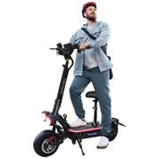 Scooter Elétrica para Adultos até 226 kg, Velocidade Máxima de 80 km/h e Alcance de 80 km com Pneus Off-Road e Assento Removível, 5600W, JIYUDX