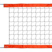 Rede Beach Tennis Oficial 2 Faixas PVC Fio 2.0 PE Laranja Spitter