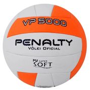 Bola de Vôlei Penalty VP 5000 X Branco e Laranja