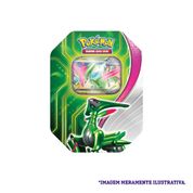 Lata Batalha Paradoxal Folhas Férreas Ex Lata Pokémon TCG Batalha Paradoxal Folhas Férreas Ex