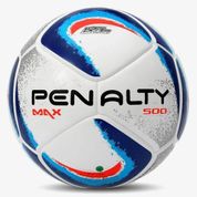 Bola De Futsal Penalty Max 500 Termotec XXIV Branco e Azul