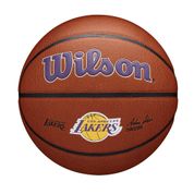 Bola de Basquete NBA Los Angeles Lakers Wilson Team #7 - Laranja+Roxo