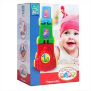 Brinquedo Educativo de Encaixar Baby Trenzinho