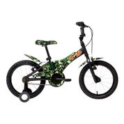 Bicicleta Infantil Groove Camuflada aro 16 Verde