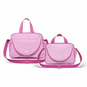 Kit Bolsa Maternidade Austria Capibaribe Pink L10 - Classic For Baby Bags