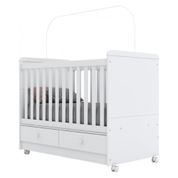 Berço Mini Cama 3 em 1 Magia H02 Branco - Mpozenato