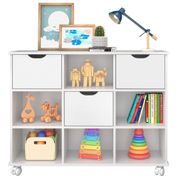 Nicho Organizador com Rodízios Toys 3 Gavetas Q01 Branco - Mpozenato