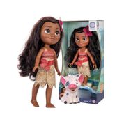 Boneca Moana Com Porquinho Pua - Cotiplás