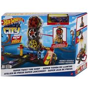 Pista HOT Wheels CITY Super Loja de Pneus Mattel HDP02