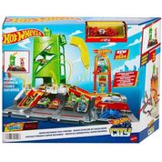 Hot Wheels Pista CITY Conjunto Posto de Recarga - Mattel HTN79