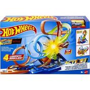 Hot Wheels Pista Action Voltas e Colisoes Desafiadoras Mattel HXR70