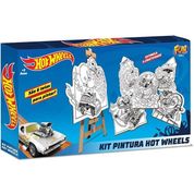 Kit de Pintura HOT Wheels com 6 Telas FUN F0019-2