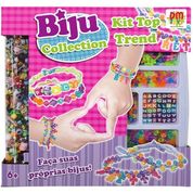 Conjunto Miçangas Biju Collection KIT TOP TREND DM TOYS DMT6317