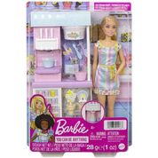 Barbie Profissoes Conjunto Quiosque de Sorvete Mattel HCN46