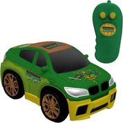 Carrinho e Controle Remoto - Tartarugas Ninjas - Ninja Racer - Candide
