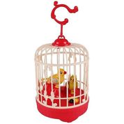 Brinquedo Birdcage Electronico para Crianças Rosa SK-1365