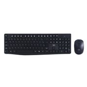 Kit Teclado e Mouse Sem Fio Côncavo Multimídia Conexão USB 1600dpi Teclas Côncavas Preto - TC244OUT [Reembalado] TC244OUT