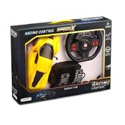 Carro Controle Remoto Racing Control Speed X Amarelo Multikids BR1143