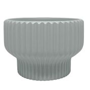 Vaso Cachepot De Cerâmica Para Ambientes Internos e Externos Grande 19,6x13cm