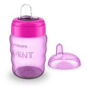 Copo EASY SIP CUP com Bico de Silicone Menina 260ML Philips AVENT SCF553/03